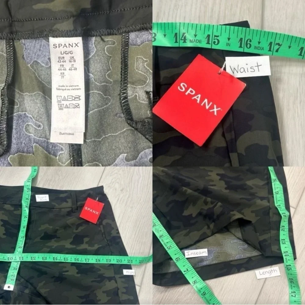SPANX Camouflage Women's Shorts NWOT - Picture 3 of 4